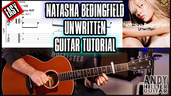 Unwritten Guitar version - Guitar performance video thumbnail