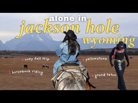 4 days in Wyoming (with a boy?!). cozy fall trip vlog. Jackson Hole, Grand Teton, Yellowstone