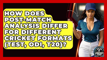 How Does Post-match Analysis Differ For Different Cricket Formats (Test, ODI, T20)?