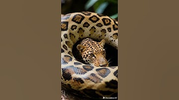 Python vs Leopard #aiwildlife