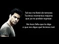 Sería más fácil[LETRA]- Carlos Rivera