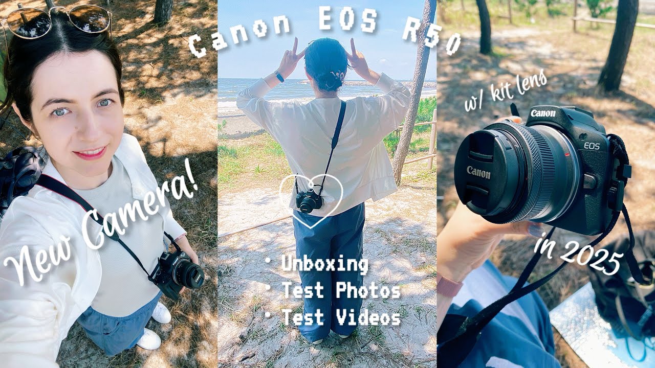 Canon EOS R50 w/ kit lens in 2025 📷✨ Unboxing, test photos & videos