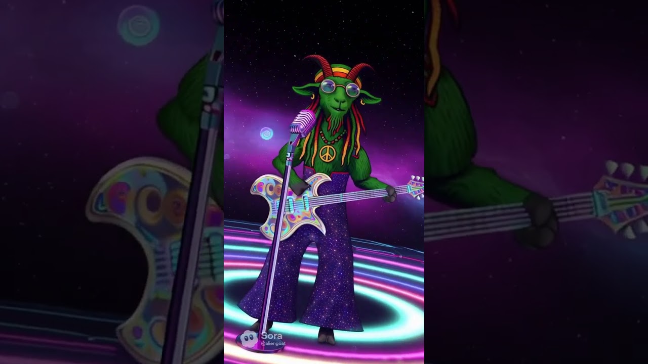 Groovy Goat Astronaut 
