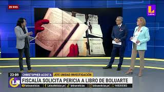 Christopher Acosta Hace Precisiones Sobre Descargos De Presidenta Dina Boluarte Por Libro Plagiado