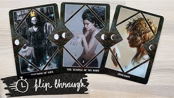 Dark Mirror Oracle Flip Through