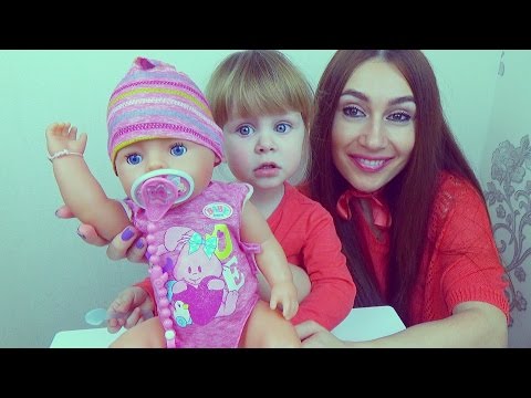 Кукла БЕБИ БОН девочка - baby born интерактивная кукла. Про Беби Бона