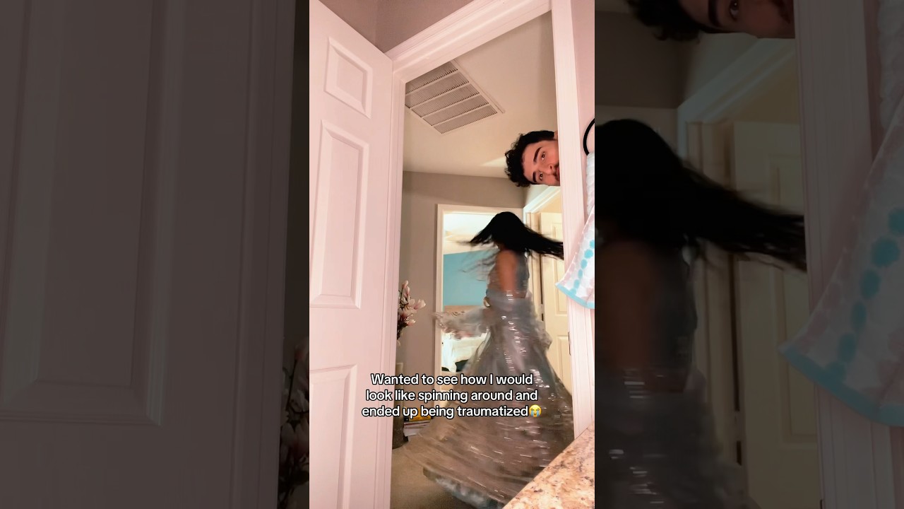 My brother SCARED ME…almost fell😭 