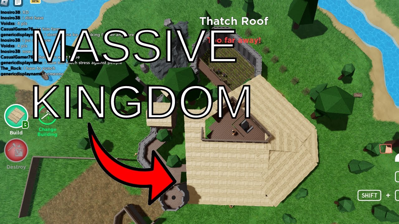 How To Make A MASSIVE KINGDOM In The Survival Game Roblox The 