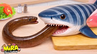 Download lagu Resep Seafood Lezat 🐟 Belut bakar lumpur dengan resep baru 💕 Mira Mini Cooking