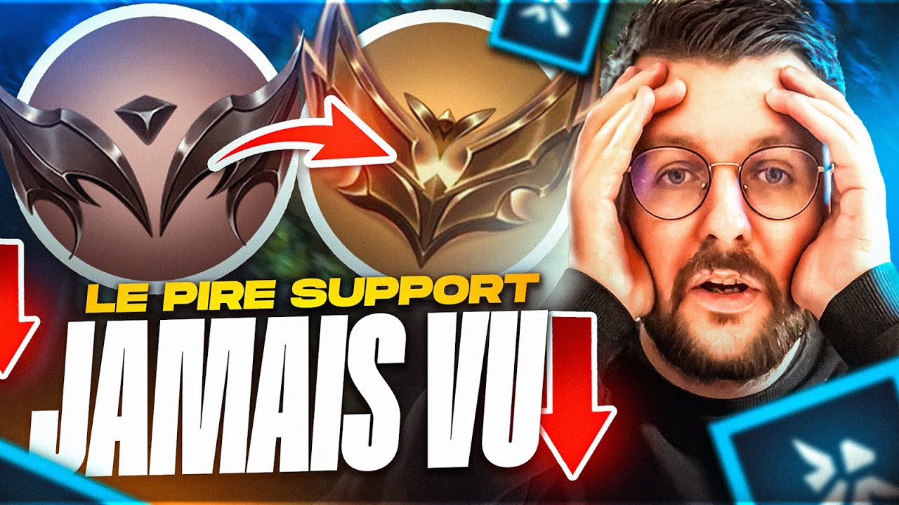 LE PIRE SUPPORT JAMAIS VU, IL FAIT PERDRE UNE GAME FREE WIN ! IRON IL PENSE ETRE SILVER/GOLD !