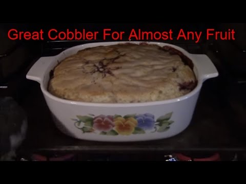 How to Make Homemade Blackberry Cobbler (Or Other Fruit)