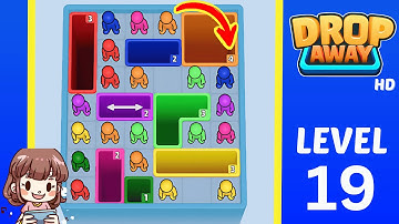 Drop Away Level 19 Solution Walkthrough