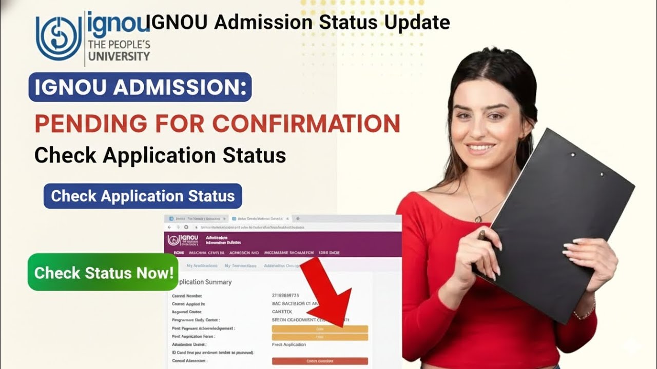 IGNOU Admission Status Pending Issues