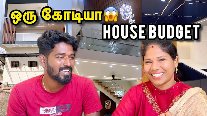 ஒரு கோடியா உங்க வீடு 😳 House Budget  | Sangeetha Vinoth | #tamilvlog