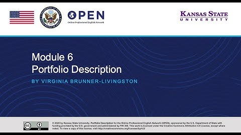 Module 6 Portfolio Description