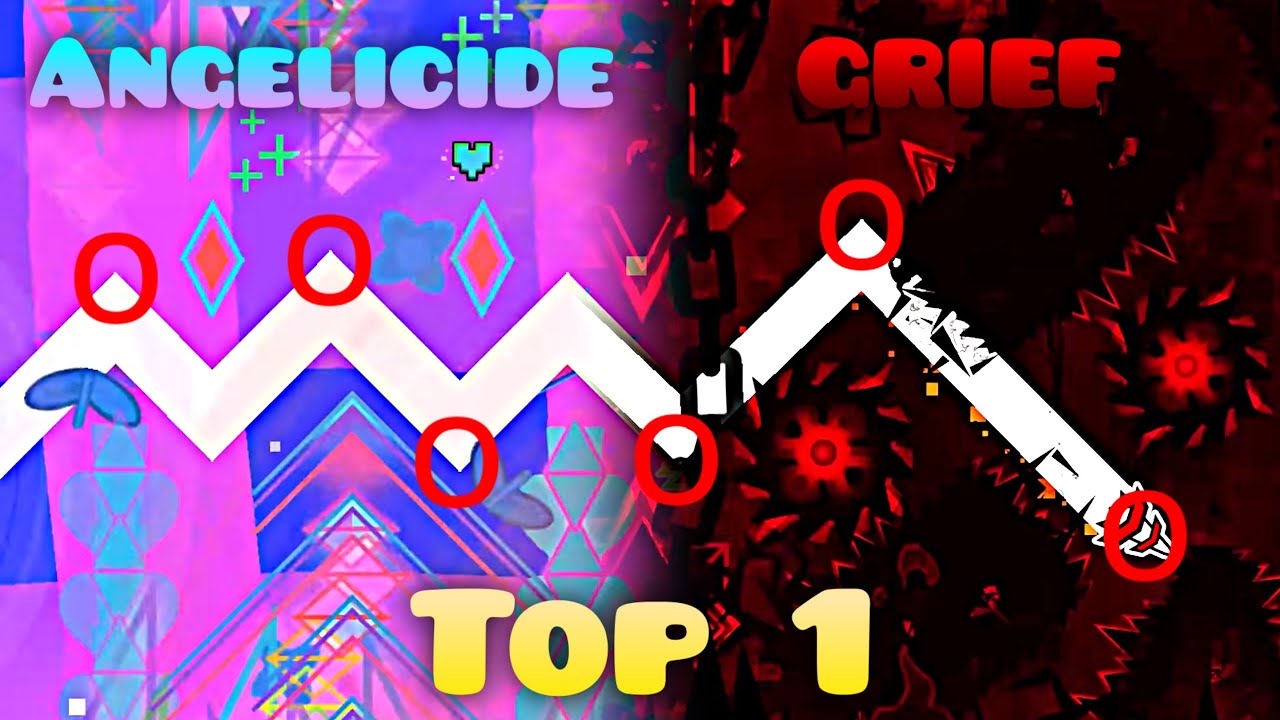 Angelicide против GRIEF | Каждый идеальный кадр меняет уровень, пока ВСЕ не закончат | Geometry Dash