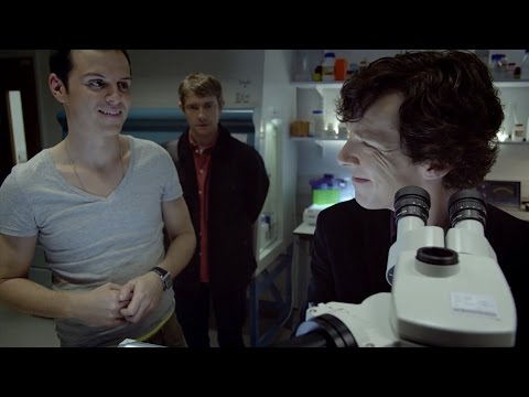 Sherlock Meets Jim Moriarty | The Great Game | Sherlock | Bbc