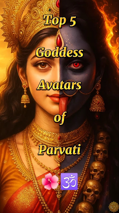 Top 5 Goddess Avatars of Parvati🌺🕉️#goddessparvati #maaparvati #shorts #youtubeshorts #ytshorts