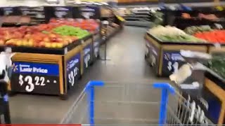 Driving to Walmart grocery store Anchorage Alaska