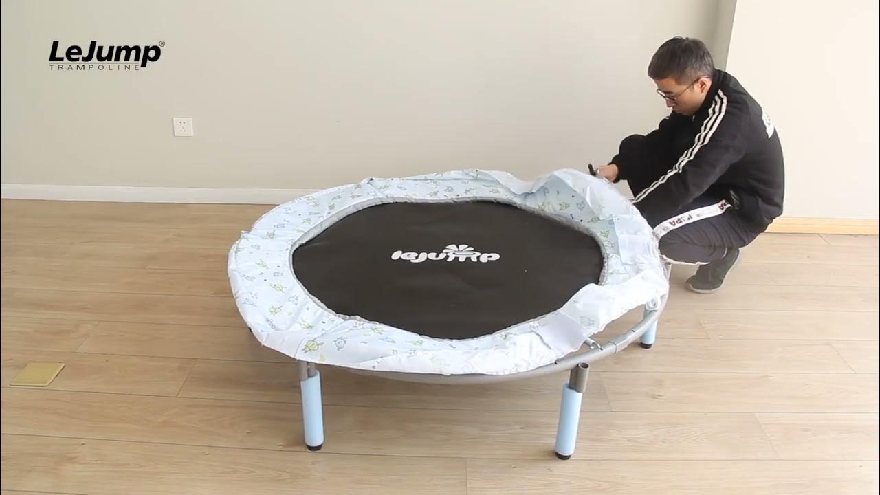 Lejump Baby Blue kids indoor Trampoline Installation Instruction YouTube