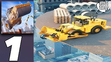CONSTRUCTION RAMP JUMPING - Gameplay Walkthrough Part 1 (iOS, Android)