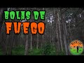 Bolas de FUEGO en medio del BOSQUE