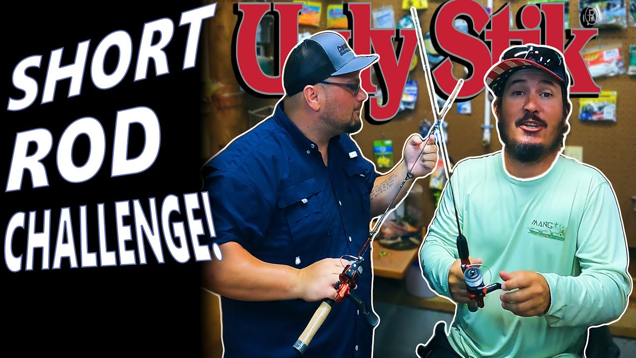 Can We Catch Bass on a 3ft Rod?  Ugly Stik Dock Runner 1v1 Challenge! 
