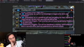 Blizzard GM Threatens To PERMA BAN Griefer in Hardcore Classic WoW