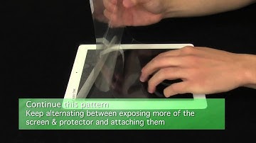 【Green Onions Supply】 Step 5 of 6: Screen Protector Installation Tutorial for tablets