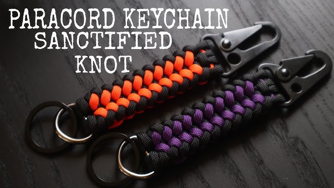 SUPER EASY Paracord Keychain in 90 SECONDS!! 