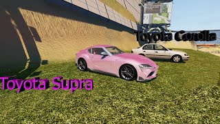 Toyota Corolla и Supra-BeamNG Drive(Плохие моды #1)