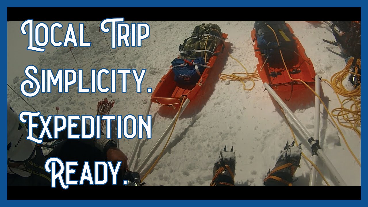 Постройте свои собственные сани-пулки для доступа к зимним лагерям или восхождениям на большие горы