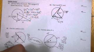 Math 2 Final Review Unit 8