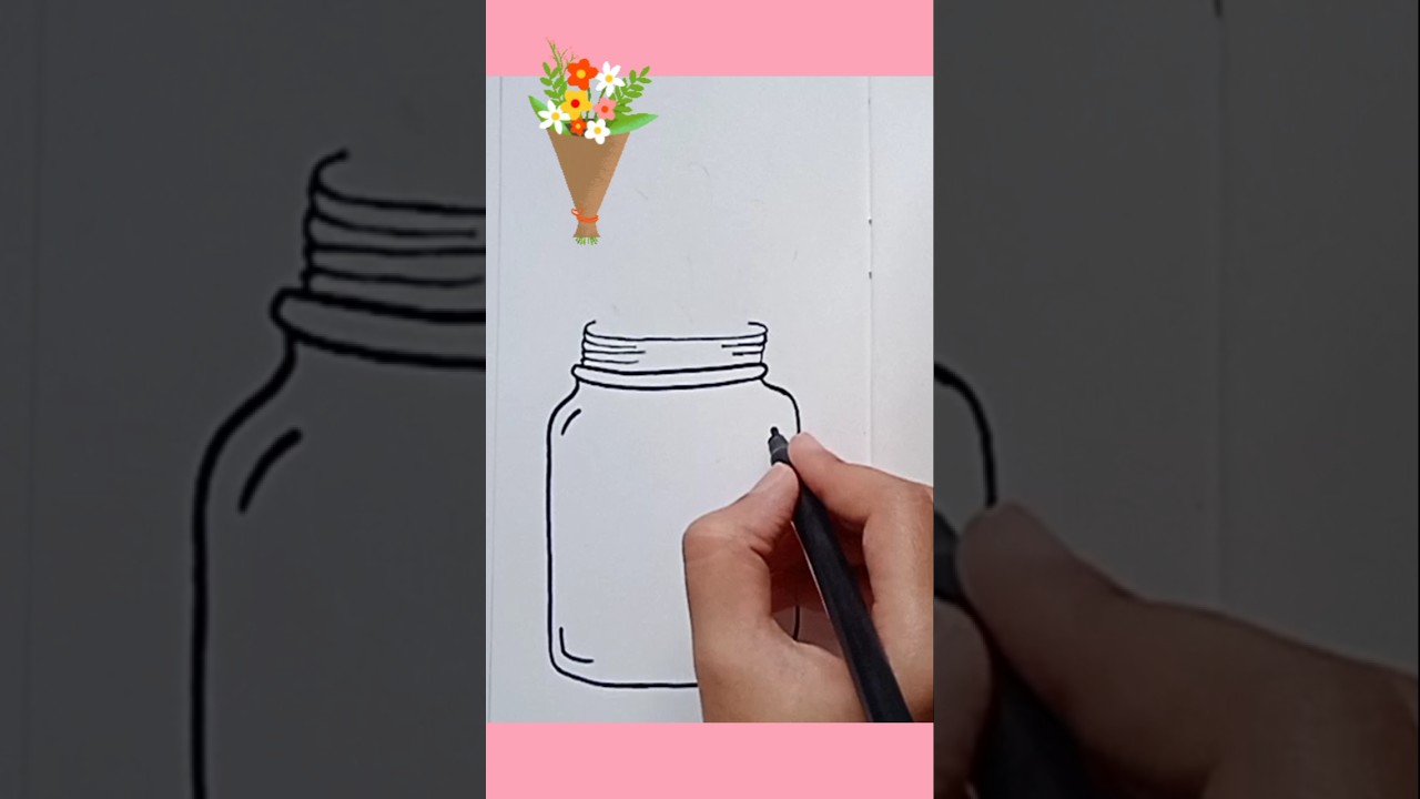 jar drawing 🏵️🌿 