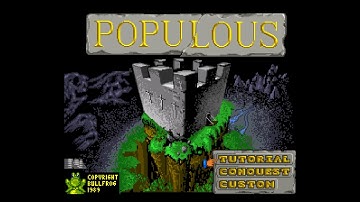 Populous (SNES 60Hz / US) - Intro / Attract Mode