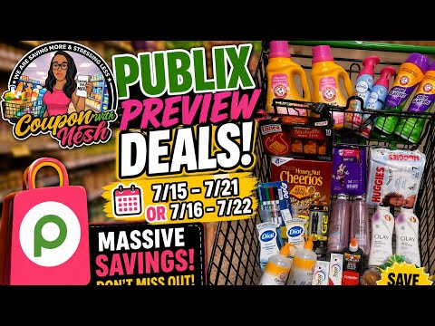 Publix Deals This Week 7/15–7/21 🛒 BOGO FREE + Digital Coupons | Preview Deals