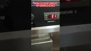 HOW TO FIX E1 ERROR OF ELIWELL IC902