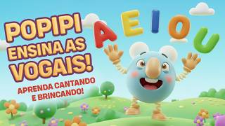 Popipi Ensina As Vogais A E I O U Música Infantil Educativa Para Crianças