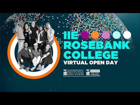 IIE Rosebank College | Virtual Open Day October 2021