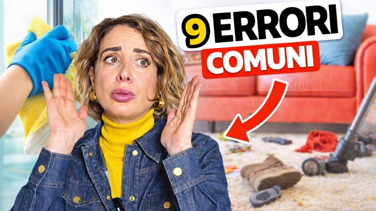 Stai sbagliando: 9 errori che tengono la casa nel caos