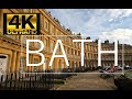 Bath england   united kingdom 1 hour walking tour in 4k