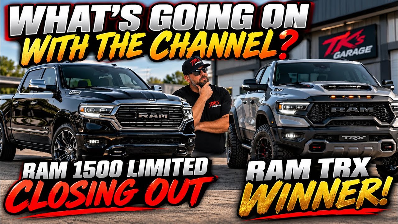 New News, What’s Going On With Channel, TRX Winner, New Vehicle, Ram 1500 Limited Close Out