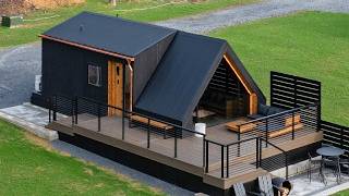 Amazing Rustic Beautiful Park Model Cabin by Zook Cabins | Tiny House Big Living