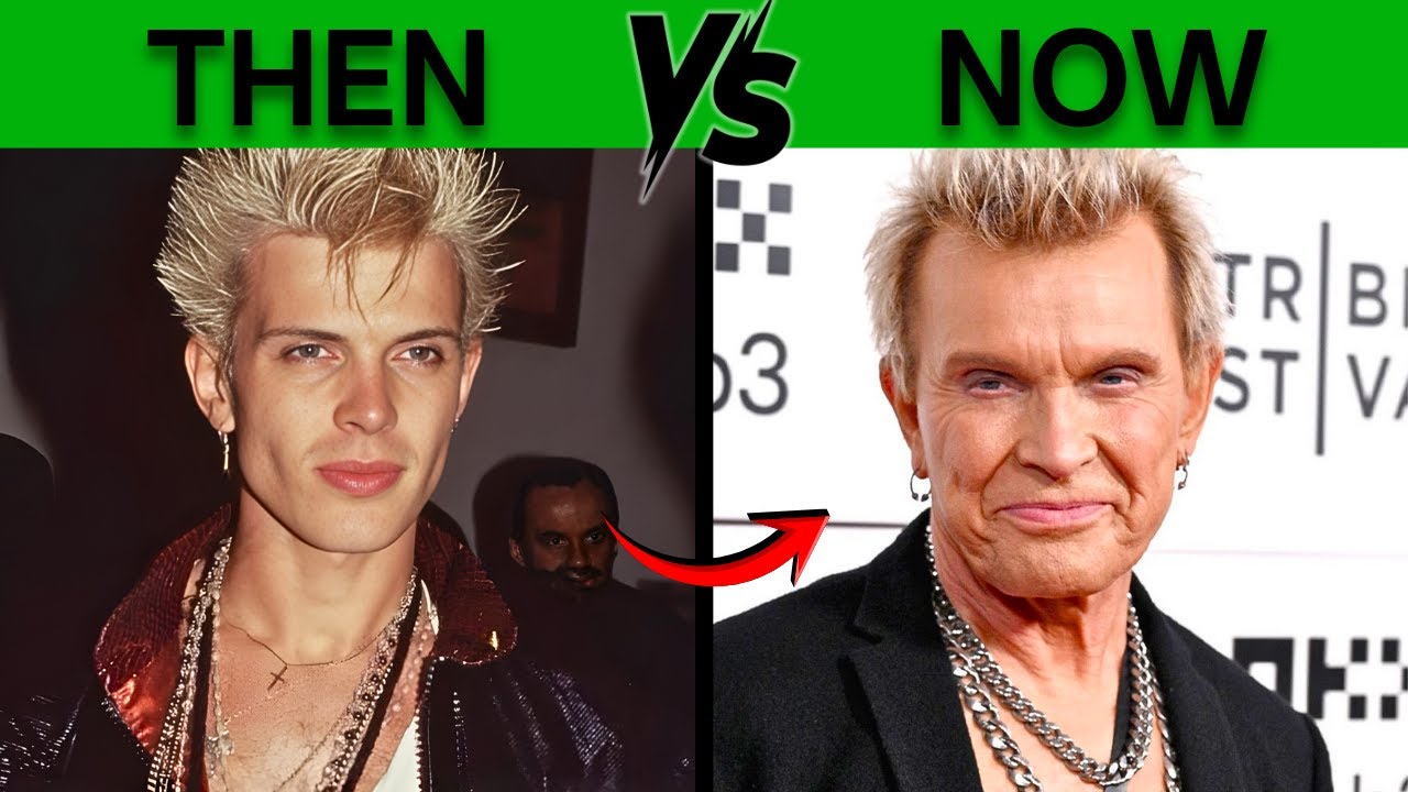 60+ Male Rock Stars of the 1980s — Then and Now