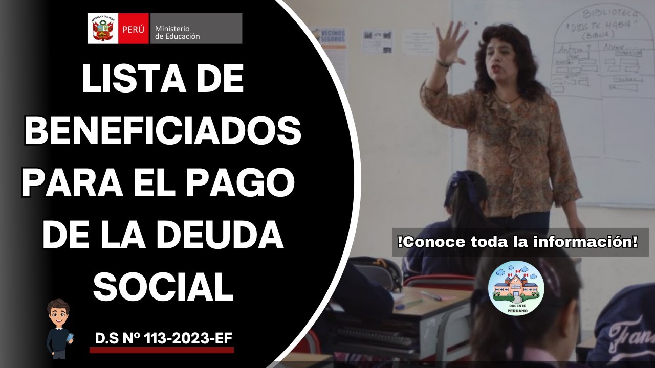 !𝗟𝗜𝗦𝗧𝗔 𝗱𝗲 𝗯𝗲𝗻𝗲𝗳𝗶𝗰𝗶𝗮𝗱𝗼𝘀! 𝗣𝗔𝗚𝗢 𝗗𝗘 𝗟𝗔 𝗗𝗘𝗨𝗗𝗔 𝗦𝗢𝗖𝗜𝗔𝗟 𝟮𝟬𝟮𝟯 YouTube