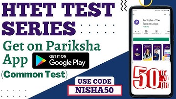 HTET TEST SERIES / COMMON SECTION/PGT COMPUTERS /PARIKSHA APP