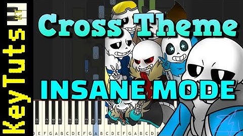 Cross Theme from Underverse - Insane Mode [Piano Tutorial] (Synthesia)