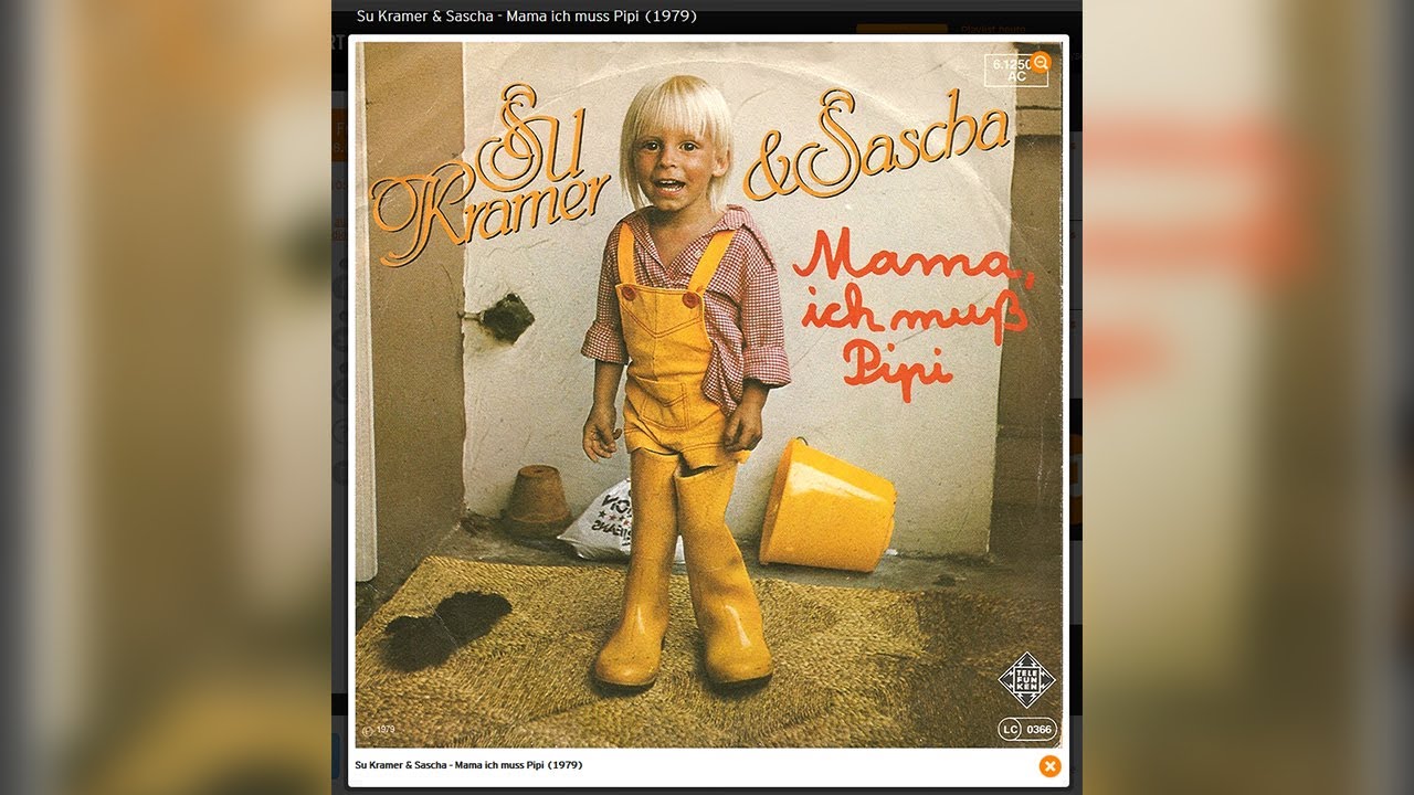 Watch SU Kramer & Sascha - Mama ich muß Pipi (1979) on YouTube Watch SU Kramer & Sascha - Mama ich muß Pipi (1979) on YouTube