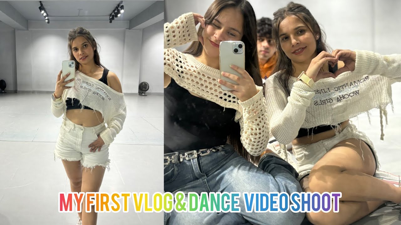 MY FIRST VLOG & DANCE VIDEO SHOOT… ️ - YouTube