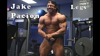 Bodybuilder Jake Pacion Trains Legs After His Overall Win.